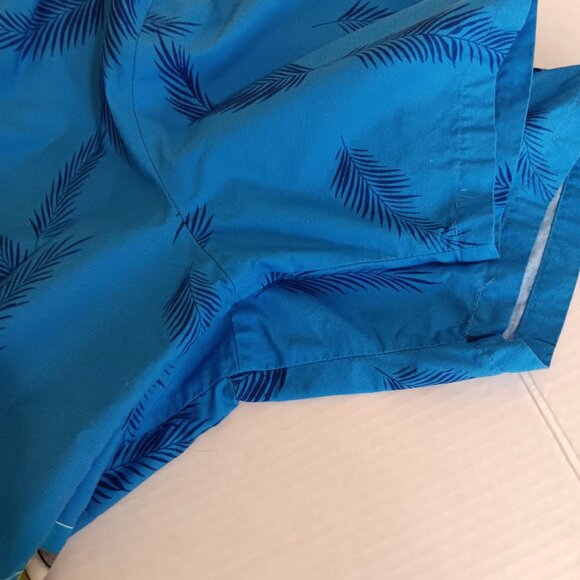 RJC Men's Blue Martinis Cocktails Tropical Short Sleeve Shirt Size XL - Picture 9 of 13